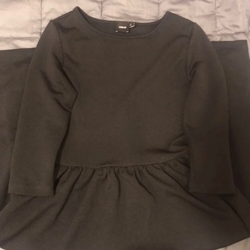 ASOS Textured US4 Midi Skater Dress